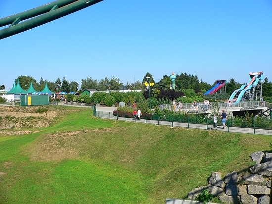 Freizeitpark Klotten; Blick auf Wasserrutsche
